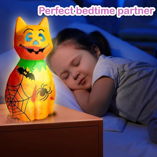 Juego de pintura de gato luminoso - gato 3D luminoso, juego de arte creativo con pegatinas de gato 3D, Suministros de arte, Juego creativo para niños, para edades de 3 4 5 6 7 8 9 10 11 12 años