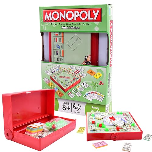 Juegos de Tablero Monopol-y，Juego Subasta, Juego de Mesa de Las Propiedades Inmobiliarias，Juego de Mesa Familiar e Hijos para 2 a 6 Jugadores-Versión española