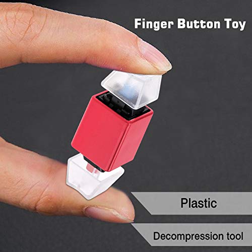 Juguete De Descompresión Con Botón Para El Dedo, Juguete Con Botón Sensorial Para Regalos, Juguetes Únicos Para Aliviar El Estrés Con Los Dedos Para Niños Adultos, ADD, ADHD, Ansiedad, Autismo