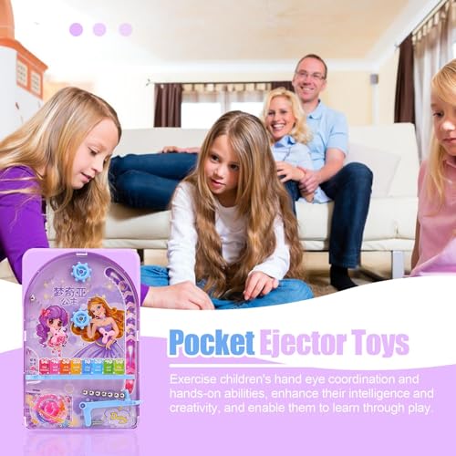 Juguete de Pinball - Laberinto de mármol Interactivo para Adultos y niños,Juguetes de Desarrollo temprano Juego de Pinball para el Pensamiento estratégico para Dormitorio, Fiesta, Dormitorio, Shizuku