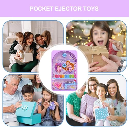 Juguete de Pinball - Laberinto de mármol Interactivo para Adultos y niños,Juguetes de Desarrollo temprano Juego de Pinball para el Pensamiento estratégico para Dormitorio, Fiesta, Dormitorio, Shizuku