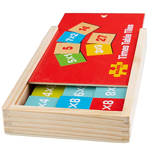 Juguetes de madera Bigjigs tiempos Tabla Box - Juguetes educativos