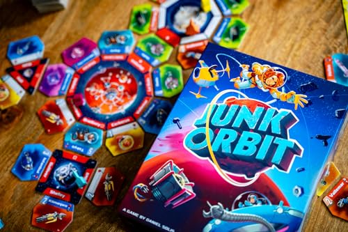 Junk Orbit - Renegade, Captain A Space Scavenger Ship, juego de mesa de estrategia familiar, a partir de 10 años, 1-5 jugadores, 30-40 minutos