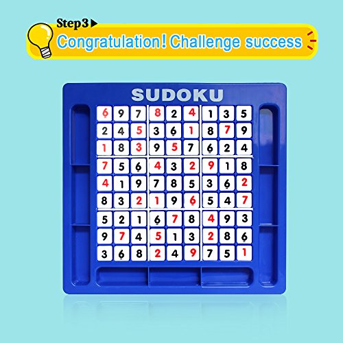 JUNSHEN Sudoku plástico rompecabezas juegos de mesa clásico rompecabezas juguetes cerebrales rompecabezas digital juguetes para niños y adultos