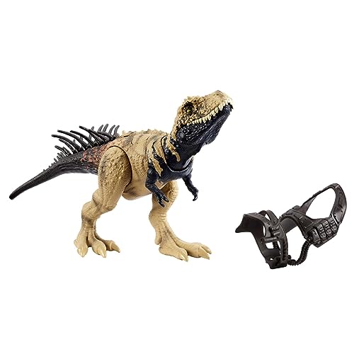 Jurassic World Gigantic Trackers Bistahieversor Dinosaurio de juguete, +4 años (Mattel HLP27)