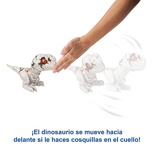 Jurassic World Uncaged Rowdy Roars Dinosaurio fantasma Figura de acción con sonidos, juguete +4 años (Mattel GWY57)