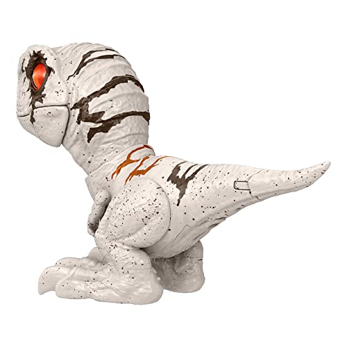 Jurassic World Uncaged Rowdy Roars Dinosaurio fantasma Figura de acción con sonidos, juguete +4 años (Mattel GWY57)