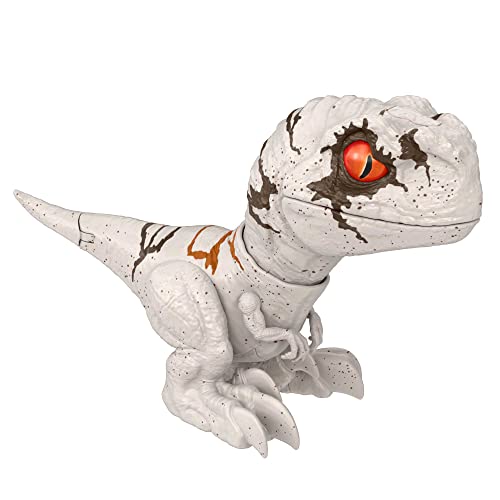 Jurassic World Uncaged Rowdy Roars Dinosaurio fantasma Figura de acción con sonidos, juguete +4 años (Mattel GWY57)