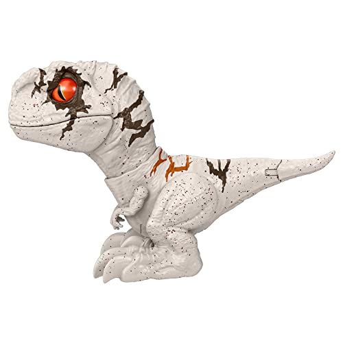 Jurassic World Uncaged Rowdy Roars Dinosaurio fantasma Figura de acción con sonidos, juguete +4 años (Mattel GWY57)