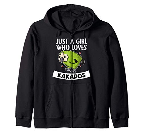 Just A Girl Who Loves Kakapos Lindo Disfraz De Kakapo Sudadera con Capucha