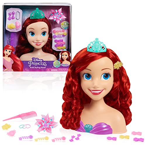 Just Play Disney Princess Basic Ariel Styling Head Head Styling Heads, a partir de 3 años