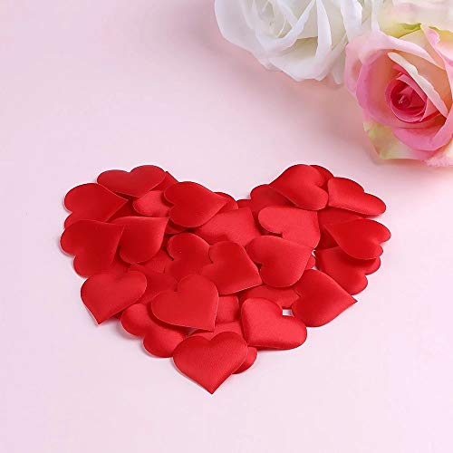 JYDQM 100 unids/Lote Amor corazón en Forma de Esponja pétalo para Boda Decorativa Hecha a Mano DIY Pétalos Mesa de cumpleaños Suministros de Fiesta de Boda (Color : 4)