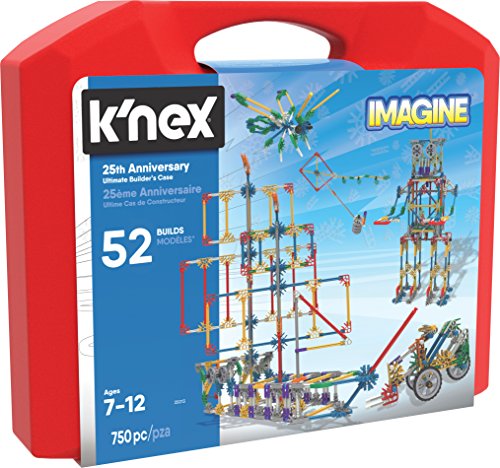 K 'NEX Imaginar 25th Aniversario Ultimate Constructor Funda para Edades 7 y hasta, construcción Juguete Educativo, 750 Piezas