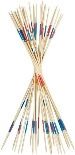 KABUGUI - Wooden Pick Up Sticks - Mikado de Madera - Juego de palitos Chinos - Juego de Mikado Ideal para Compartir con Amigos - 1 Caja