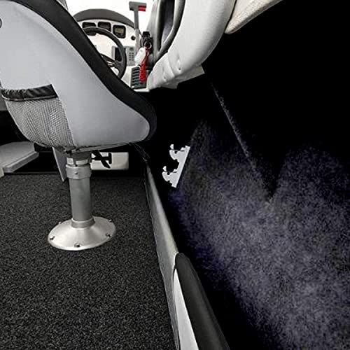 KARAT Tela de fieltro punzonado Superflex – Tela de fieltro – venta por metros – tela de revestimiento interior (negro, 200 x 1500 cm)