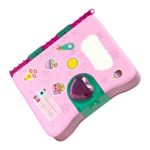 Keenso Caja Sorpresa Mágica con Diario de Papelería de Joyería de Princesa, Juguete de Juego de rol para Niñas (Pink)