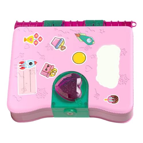 Keenso Caja Sorpresa Mágica con Diario de Papelería de Joyería de Princesa, Juguete de Juego de rol para Niñas (Pink)