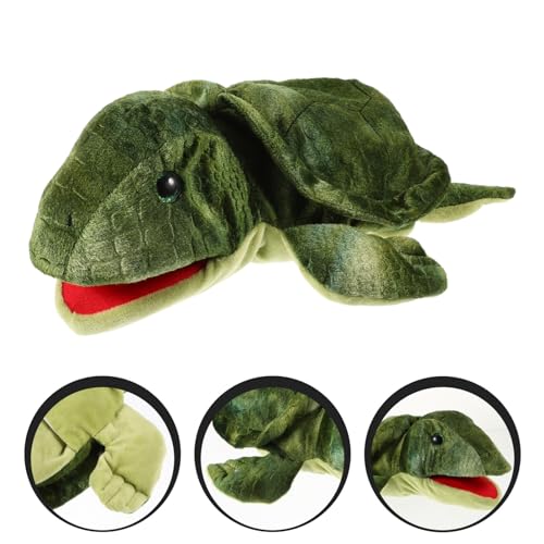 Kichvoe Marioneta De Mano De Tortuga Marina Marionetas De Tortuga Interactivas De Felpa Marionetas De Dedo De Animales Marinos De Peluche Suave Juguete para Contar Cuentos Favor De Fiesta