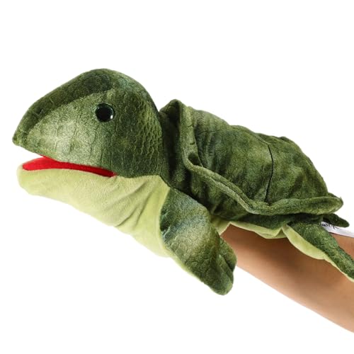 Kichvoe Marioneta De Mano De Tortuga Marina Marionetas De Tortuga Interactivas De Felpa Marionetas De Dedo De Animales Marinos De Peluche Suave Juguete para Contar Cuentos Favor De Fiesta