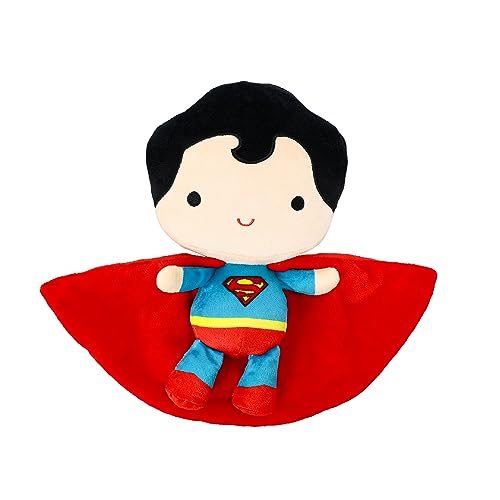 Kids Preferred DC Comics Superman - Peluche suave y abrazable, lindo juguete de peluche para niños y niñas, regalo para niños, hombre de acero, 11.5 pulgadas