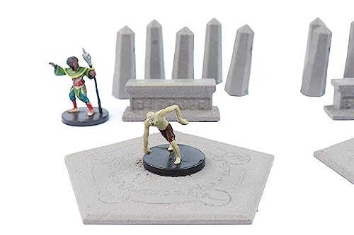 Kit de invocadores: juego de mesa y RPG Terrain para Dungeons & Dragons, Pathfinder, Castles & Crusades, 13th Age, Runequest, Asunder, Zombicide, Imperial Assault, y mucho más