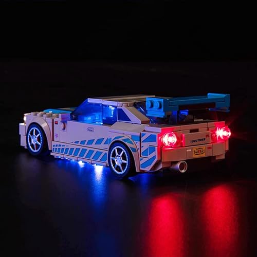 Kit de luz para Lego 76917 Speed Champions Nissan Skyline GT-R (no modelo de Lego), juego de iluminación LED compatible con Lego Nissan Skyline GT-R, luces de juguete creativas para adultos y niños