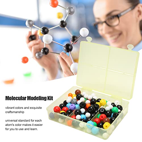 Kit De Modelo Molecular, Guía De Instrucciones De Estructura Orgánica E Inorgánica De Química, Construcción De Enlaces Atómicos, Juguetes Educativos, Juego De Enseñanza Y Aprendizaje Con Caja De Almac