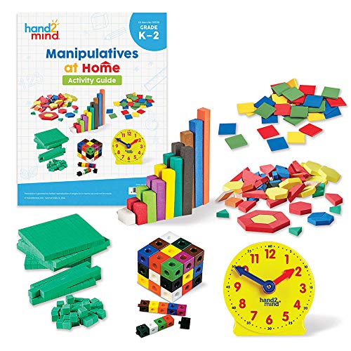 Kit de recursos didácticos para aprender en casa de Learning Resources, kit didáctico de matemáticas para niños de 3º de educación infantil y 1º de educación primaria