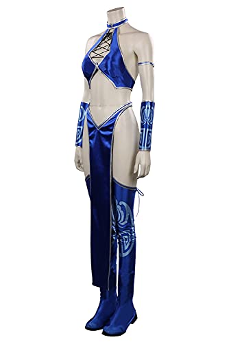 Kitana - Disfraz de cosplay para Halloween, carnaval, talla L