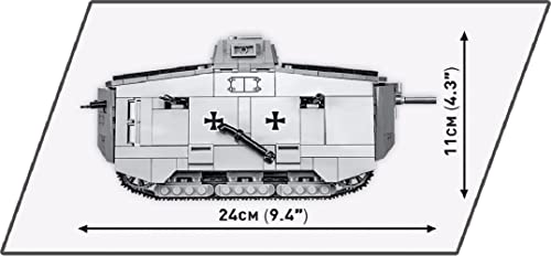 Klocki HC Great War Sturmpanzerwagen A7V 840 elementów