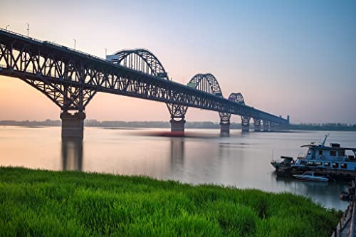 Lais Puzzle Puente del río Jiujiang-Yangtze, China 2000 Piezas