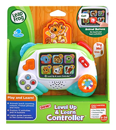 LeapFrog Level Up and Learn Controller (Green), Learning Toy with Sounds and Colours, Educational Toy for Kids, Preschool Toys, Activity Learning Games for Boys and Girls Aged 9 Months, 1, 2 & 3 Years