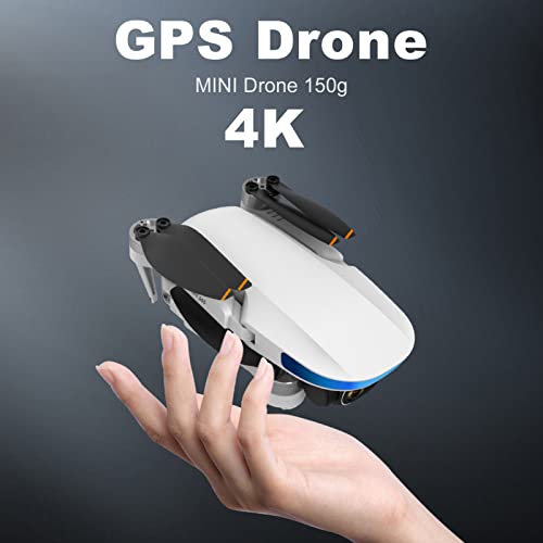 Lechnical Dron GPS con cámara 4K Cámara dual 5GWifi FPV Quadcopter Motor sin escobillas con bolsa de almacenamiento Retorno de una tecla 1500 metros Distancia de transmisión de imagen