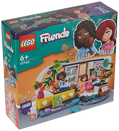 LEGO 41740 Friends Habitación de Aliya, Set Fiesta de Pijamas y 41755 Friends Habitación de Nova, Juguete Coleccionable de Temática Gamer