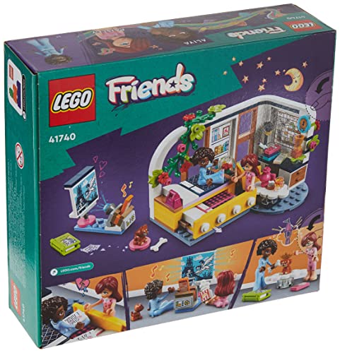 LEGO 41740 Friends Habitación de Aliya, Set Fiesta de Pijamas y 41755 Friends Habitación de Nova, Juguete Coleccionable de Temática Gamer