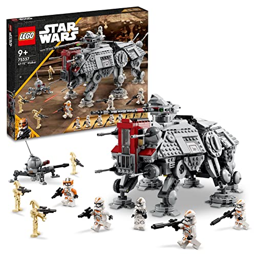 LEGO 75337 Star Wars Caminante AT-TE Articulado, Juguete Construcción, Mini Figura Comandante Cody & 75347 Star Wars TM Bombardero Tie, Maqueta de Caza Estelar para Construir