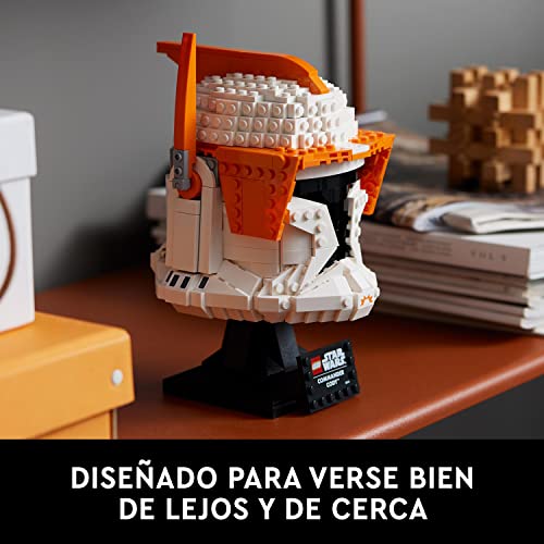 LEGO 75350 Star Wars Casco del Comandante Clon Cody, Manualidades para Adultos, Película Las Guerras Clon & 75328 Star Wars Casco del Mandaloriano, Set de Maqueta para Construir