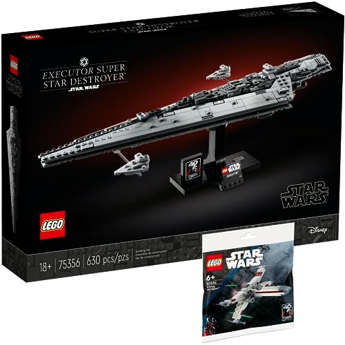 Lego 75356 Executor & 30654 X-Wing Starfighter - Destructor de estrellas (2 unidades)