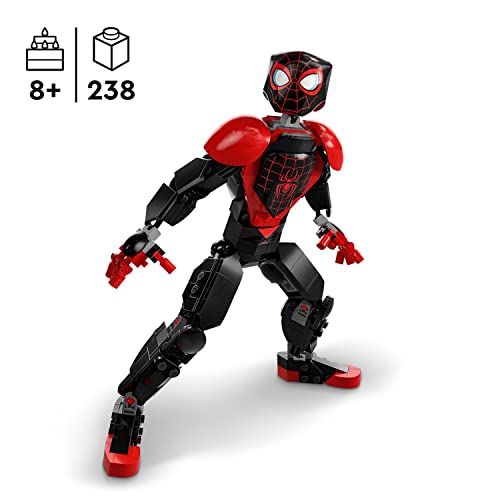 LEGO 76225 Super Heroes Figura de Miles Morales & 10782 Marvel Spidey y Su Superequipo Camiones de Combate de Hulk y Rino, Juguete para Niños y Niñas de 4+ Años