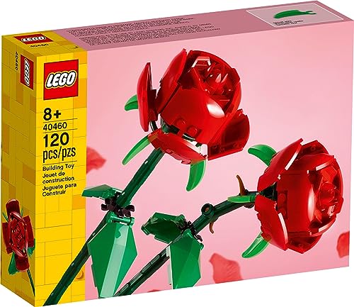 LEGO Creator Roses 40460 8+ 120 piezas perfectas para el día de la madre, Navidad, día de San Valentín o para cualquier otra celebración