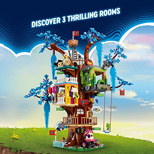 LEGO DREAMZzz Fantastical Tree House 71461 cuenta con 3 habitaciones detalladas, juguete de construcción para niños a partir de 9 años con gran imaginación, incluye minifiguras de Mrs. Castillo,