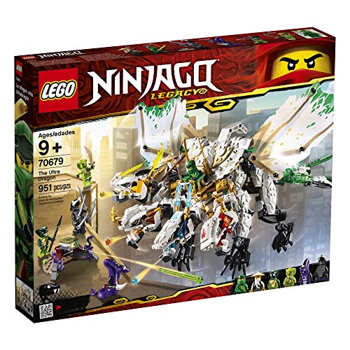 LEGO Ninjago Legacy The Ultra Dragon 70679 Building Kit , New 2019 (951 Piece)