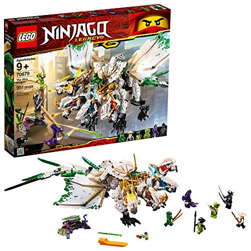 LEGO Ninjago Legacy The Ultra Dragon 70679 Building Kit , New 2019 (951 Piece)