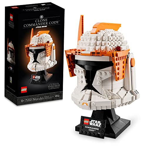 Lego Star Wars Clone Commander Cody Casco 75350 Coleccionable, con Detalles auténticos