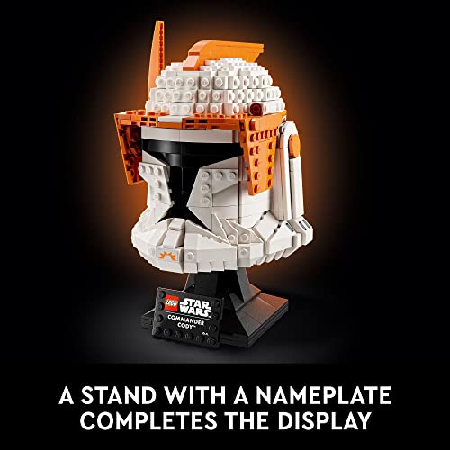 Lego Star Wars Clone Commander Cody Casco 75350 Coleccionable, con Detalles auténticos