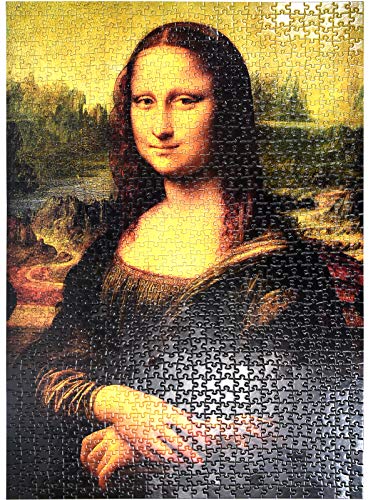 Leonardo da Vinci Mona Lisa - Puzzle de 3000 piezas para adultos, 115 x 82 cm, puzles clásicos para adultos, 3000 piezas, pesados, adultos, niños, 3000 piezas