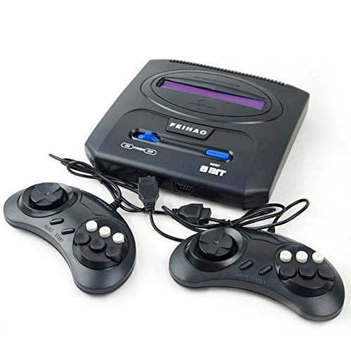 LFYPSM Consola De Videojuegos Clásica De TV Nostálgica Consola De 8 bits Juego Retro Doble Gamepads Sistema PAL Y NTSC