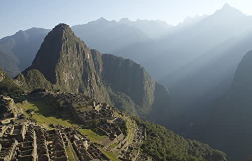 LHJOYSP Puzzle 10 a?os ni?a Puzzle 1000 Piezas La misteriosa Ciudad de Machu Picchu, la Ciudad de los Incas en Perú 75x50cm