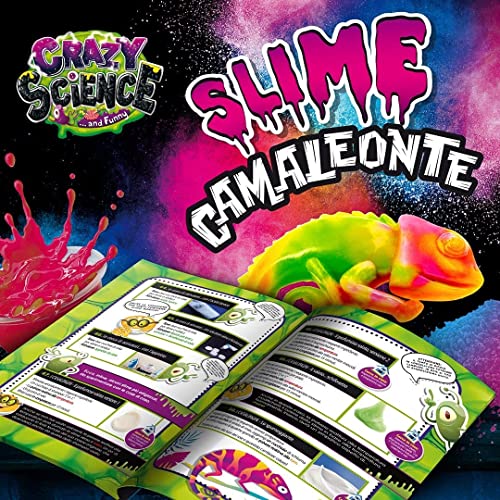 Lisciani Giochi - Crazy Science Doctor Slime Camaleón Todos Colores, 89246