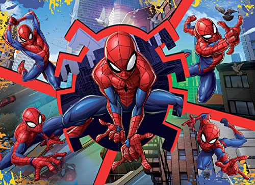 Liscianigiochi - Marvel Puzzle DF MAXIFLOOR 24 Spiderman, Multicolor (99740)